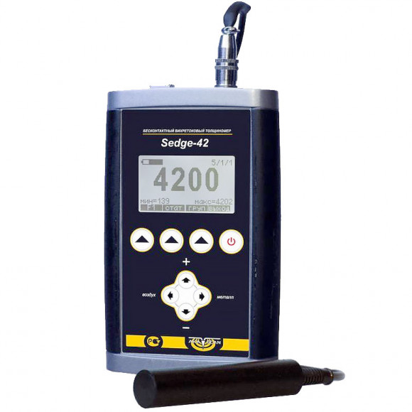 Бесконтактный вихретоковый толщиномер Sedge-42