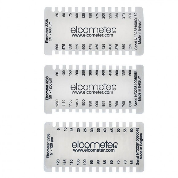 Прямоугольная гребенка для измерения толщины мокрого слоя Elcometer 3238 Прямоугольная гребенка для измерения толщины мокрого слоя Elcometer 3238