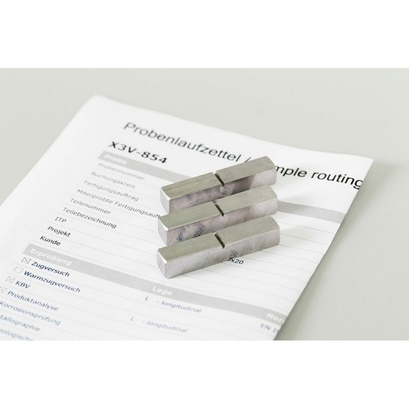 Сертифицированные эталонные образцы Шарпи по ISO148-3 Сертифицированные эталонные образцы Шарпи по ISO148-3