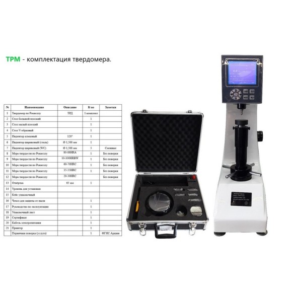 Твердомеры Роквелла стационарные Твердомеры Роквелла стационарные