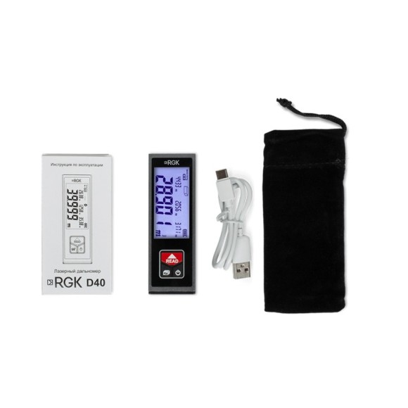 Лазерный дальномер RGK D40 Лазерный дальномер RGK D40