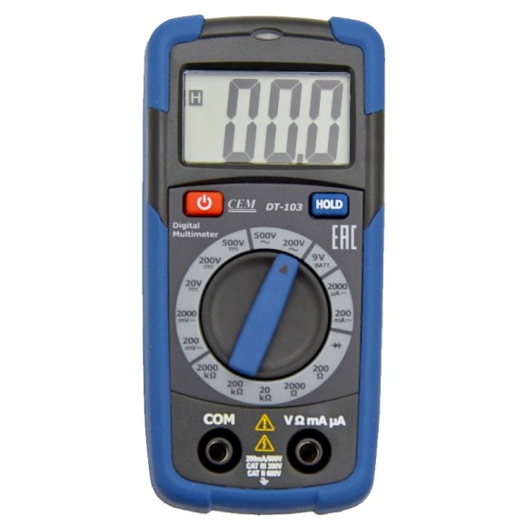 DT-103 Мультиметр цифровой DT-103 Мультиметр цифровой