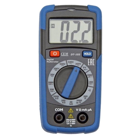 DT-105 Мультиметр цифровой DT-105 Мультиметр цифровой