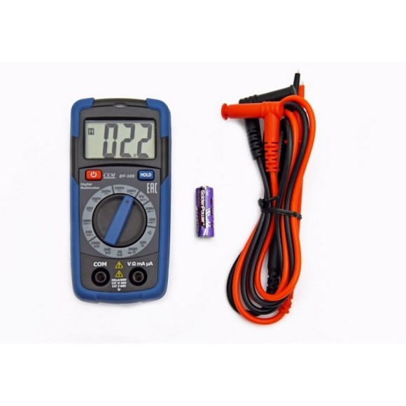 DT-105 Мультиметр цифровой DT-105 Мультиметр цифровой