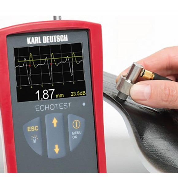 ECHOTEST 1077 DATA: высокопрецизионный ультразвуковой толщиномер с А-сканом ECHOTEST 1077 DATA: высокопрецизионный ультразвуковой толщиномер с А-сканом