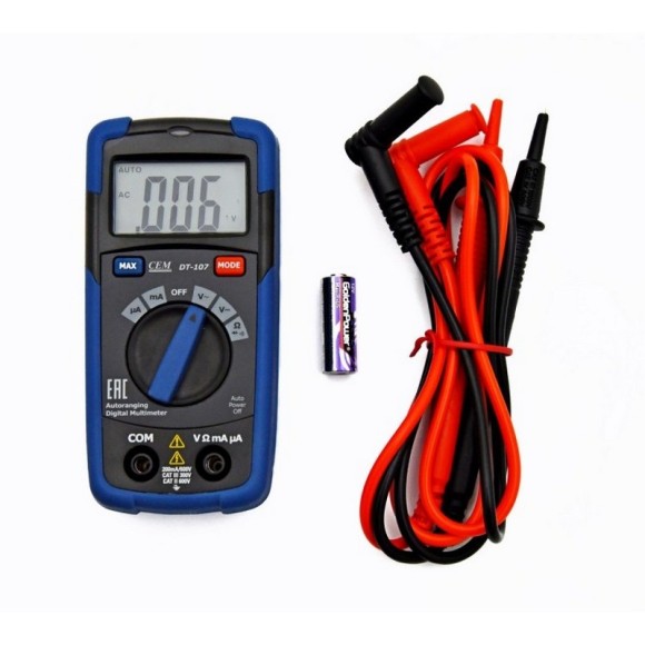 DT-107 Мультиметр цифровой DT-107 Мультиметр цифровой
