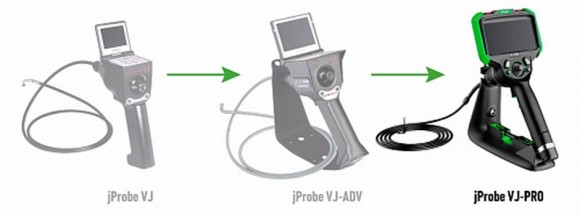 jProbe VJ pro -Управляемый видеоэндоскоп сверхвысокого разрешения jProbe VJ pro -Управляемый видеоэндоскоп сверхвысокого разрешения