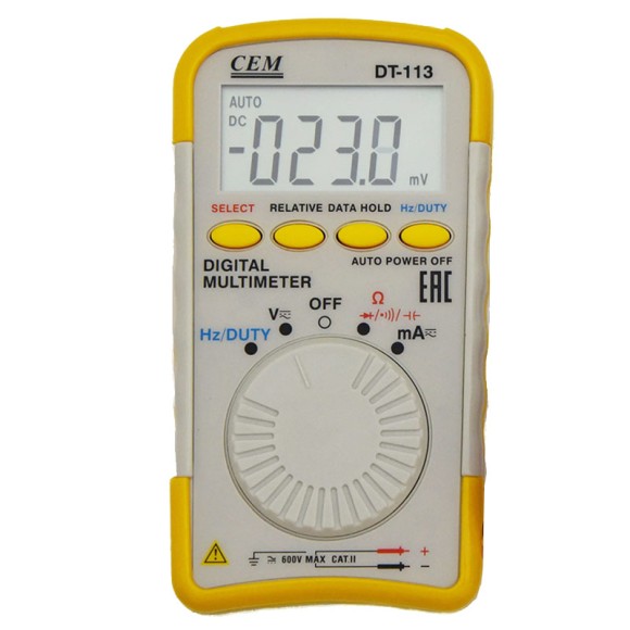 DT-113 Мультиметр цифровой DT-113 Мультиметр цифровой