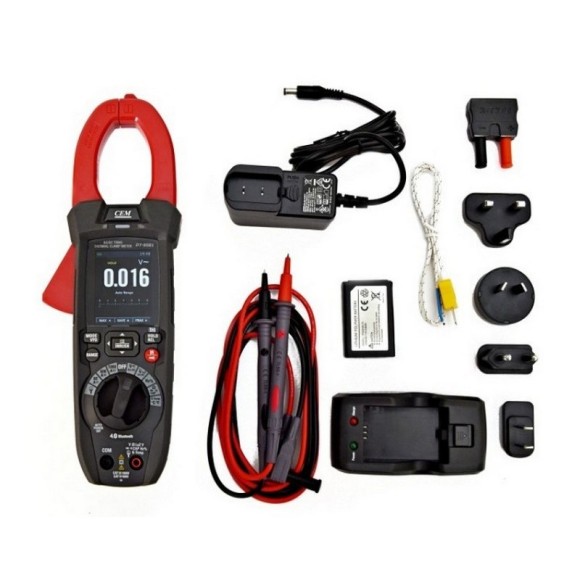 DT-9581 Токоизмерительные клещи AC/DC TRMS с тепловизором 