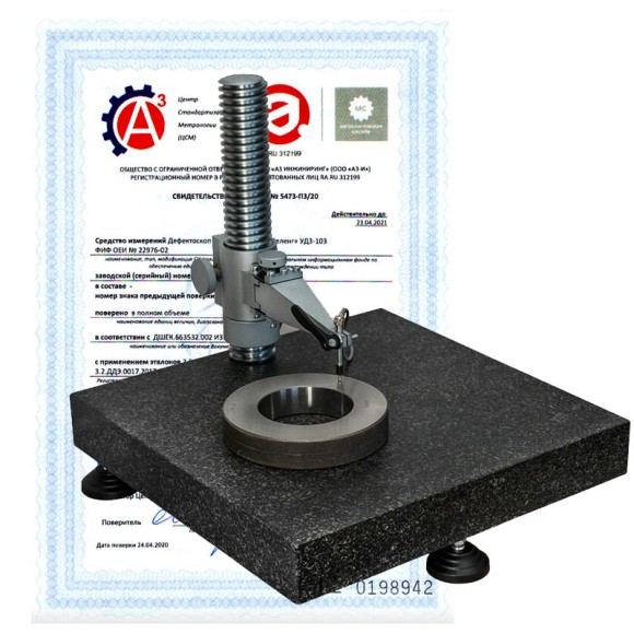 Поверка приборов для измерения отклонения от плоскостности