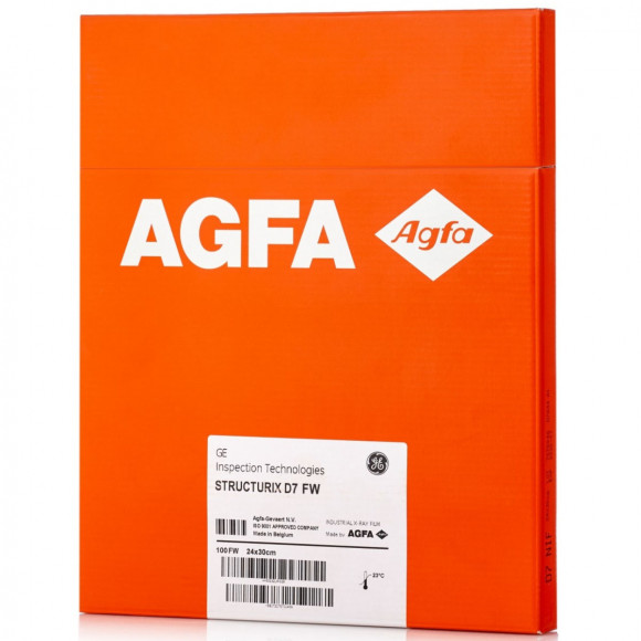 Рентгеновская пленка AGFA Structurix D7 FW 24x30 Рентгеновская пленка AGFA Structurix D7 FW 24x30