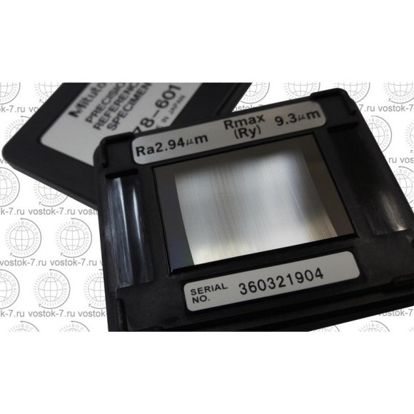 Mitutoyo 178-602 мера шероховатости, параметры Ra 2,94 мкм; R max (Ry) 9,3 мкм Mitutoyo 178-602 мера шероховатости, параметры Ra 2,94 мкм; R max (Ry) 9,3 мкм