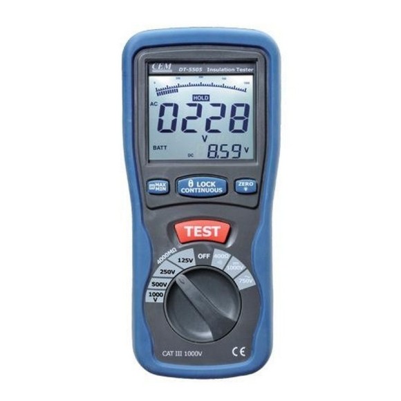 CEM DT-5505 Цифровой мегаомметр CEM DT-5505 Цифровой мегаомметр