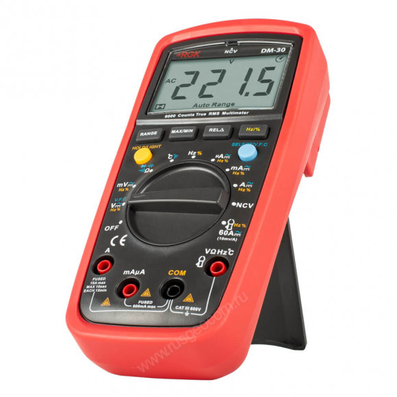 Цифровой мультиметр RGK DM-30 с поверкой