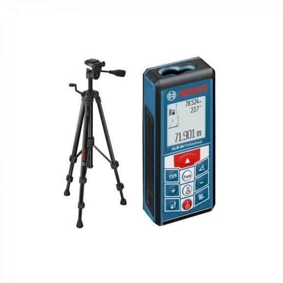 Лазерный дальномер Bosch GLM 80 + BT150