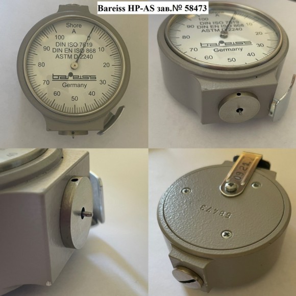 Bareiss HP-AS твердомер (дюрометр) Шора тип А с аналоговым индикатором