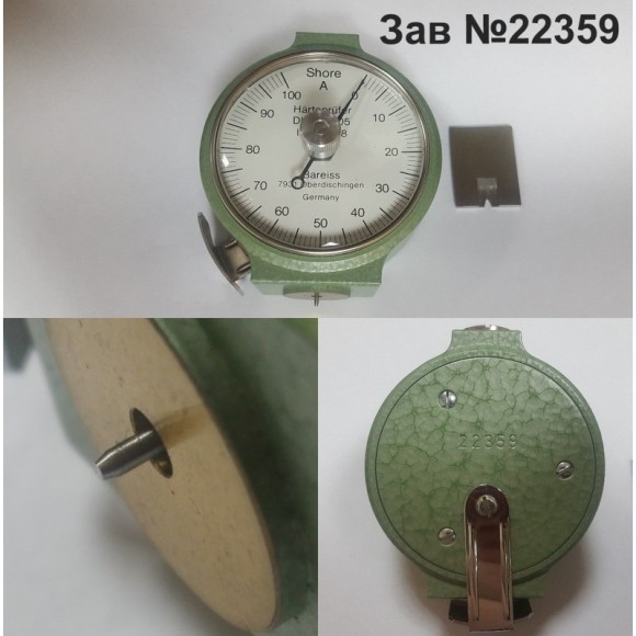 Bareiss HP-AS твердомер (дюрометр) Шора тип А с аналоговым индикатором