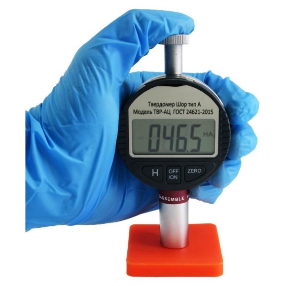 ТВР-AЦ твердомер (дюрометр) Шора тип А с цифровым индикатором